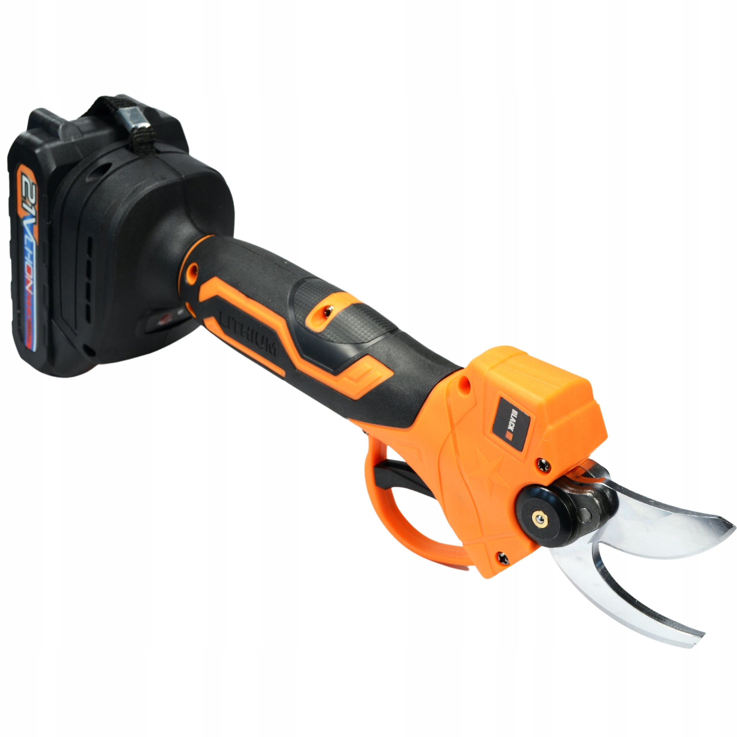 ELECTRIC CORDLESS PRUNER KIT 30mm 100W 2 x 2 Ah BL BATTERY Brand Black