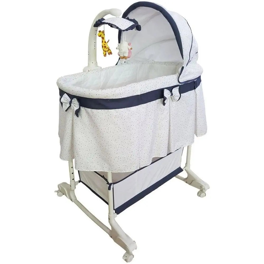 ELECTRIC CRADLE COT Pilot Carousel Lights Circles Mosquito Net Brand Milly Mally