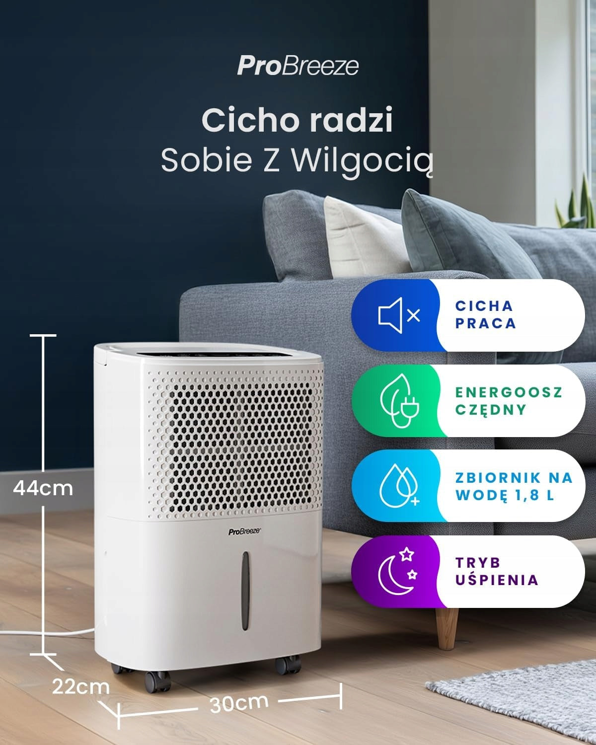 ELECTRIC DEHUMIDIFIER 1,8L MOLD MOISTURE ABSORBER Brand no brand