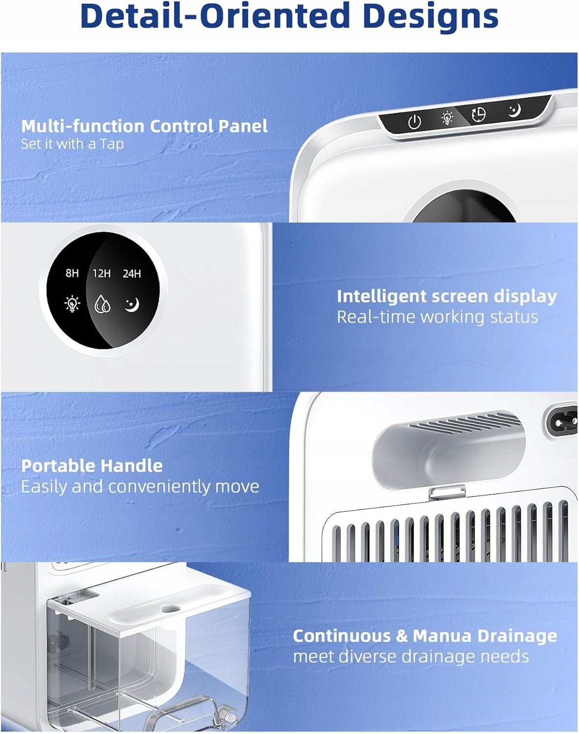 ELECTRIC DEHUMIDIFIER 2.5L Dehumidifier YP2318 Manufacturer code YP2318