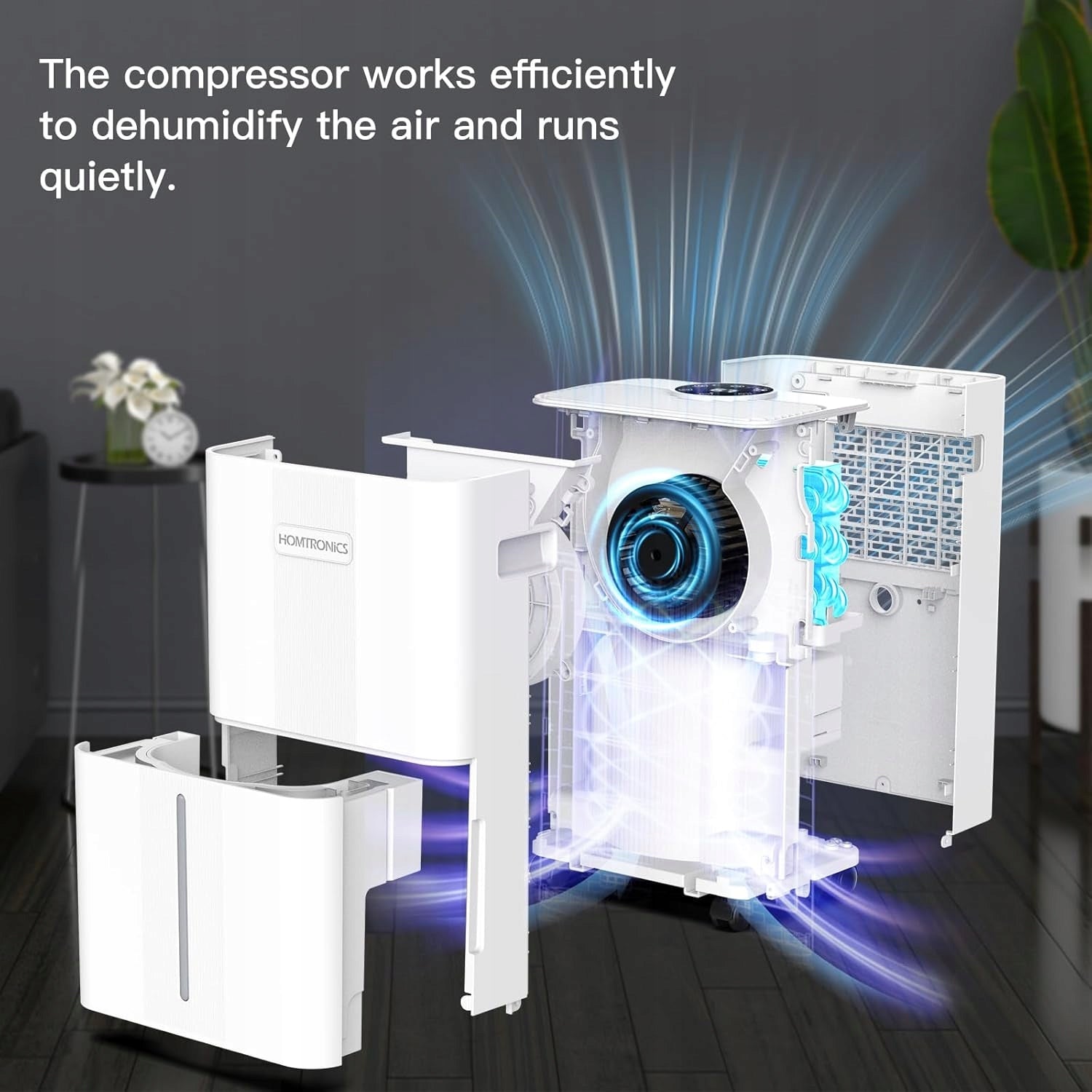 ELECTRIC DEHUMIDIFIER 8L 3 MODES TIMER 24H QUIET OPERATION FOR BATHROOM EAN (GTIN) 5903387300112