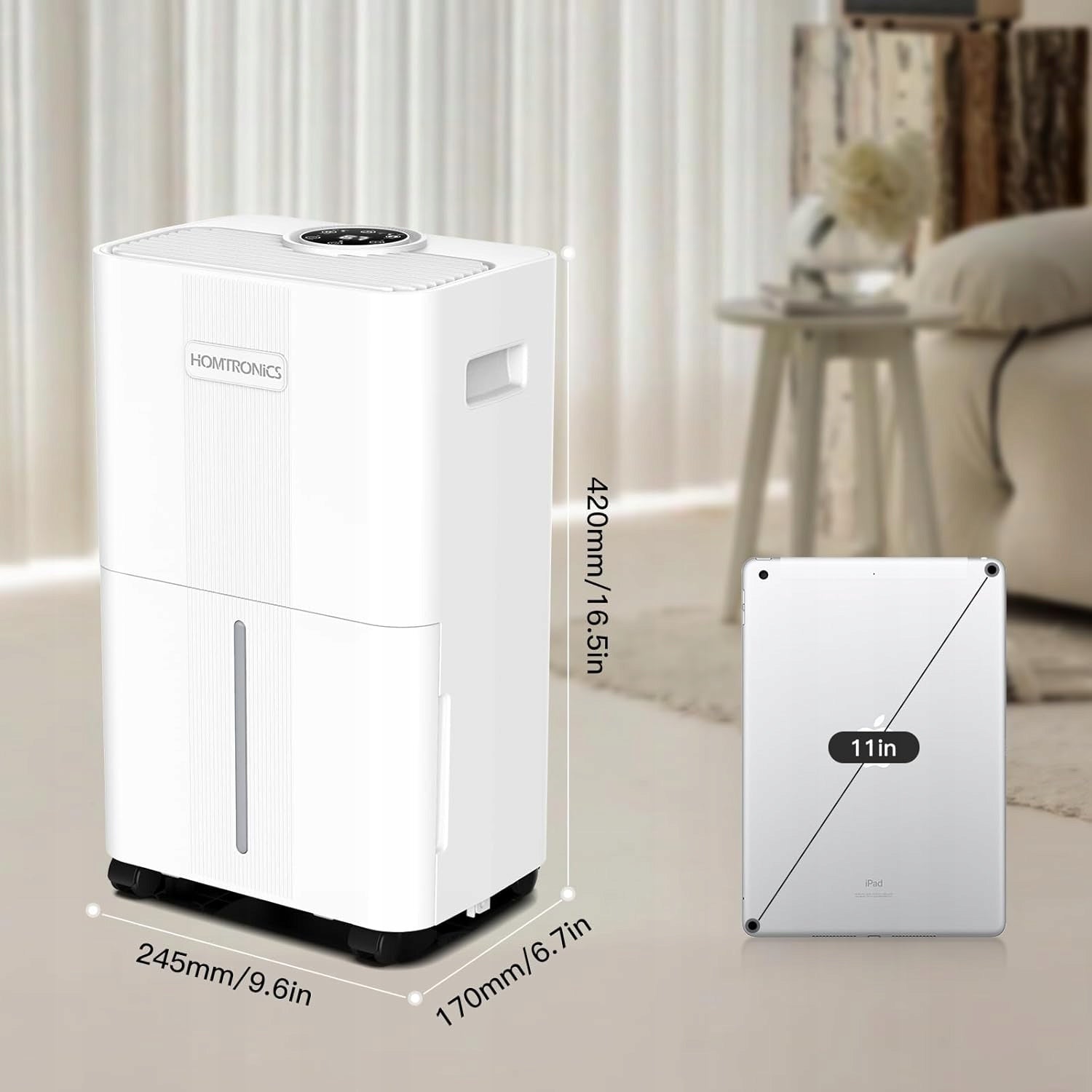 ELECTRIC DEHUMIDIFIER 8L 3 MODES TIMER 24H QUIET OPERATION FOR BATHROOM Manufacturer code 5903387300112