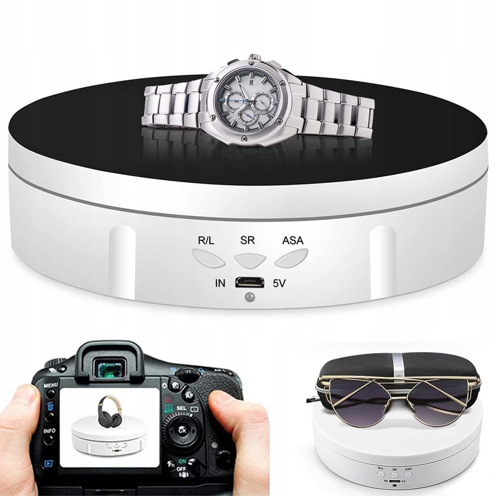 ELECTRIC DISPLAY STAND FOR 360° ROTATING USB TURNTABLE