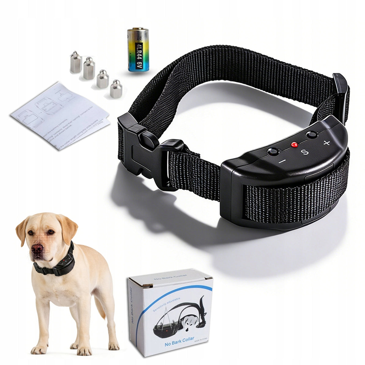 ELECTRIC DOG COLLAR ANTI-BARK SILENCING EFFECTIVE AUTOMATIC