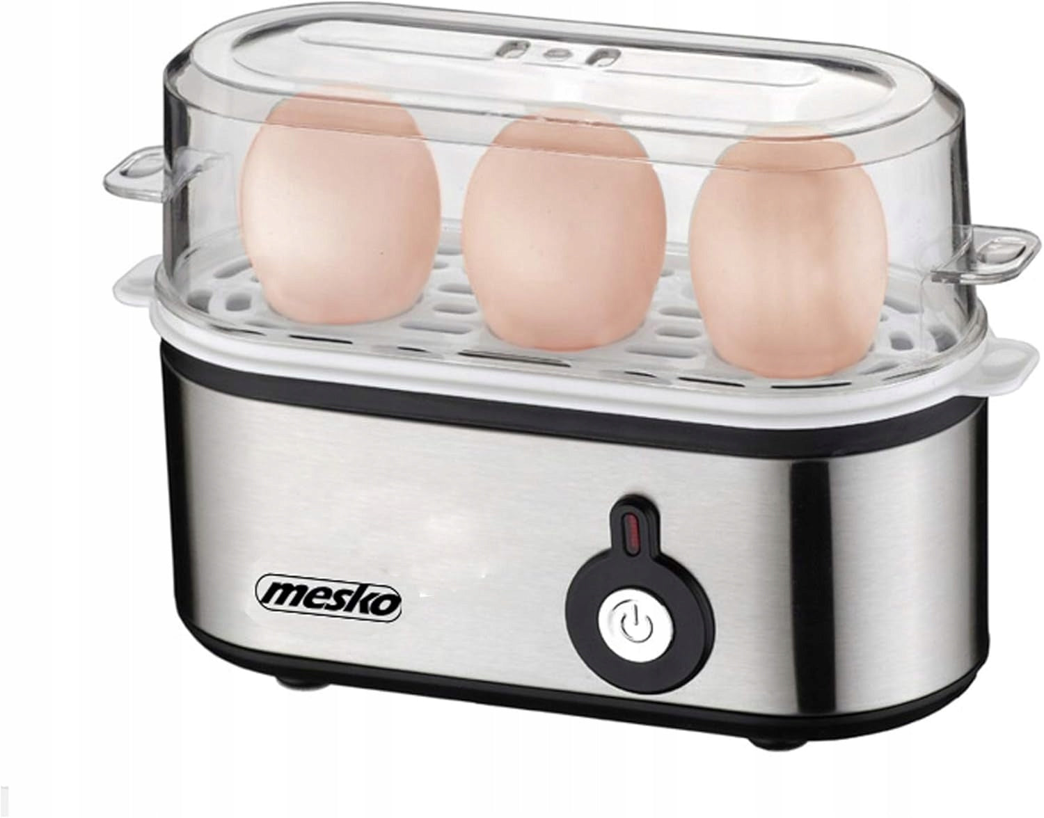 ELECTRIC EGG COOKER 3 EGGS 800W STAINLESS STEEL AUTO SHUT OFF