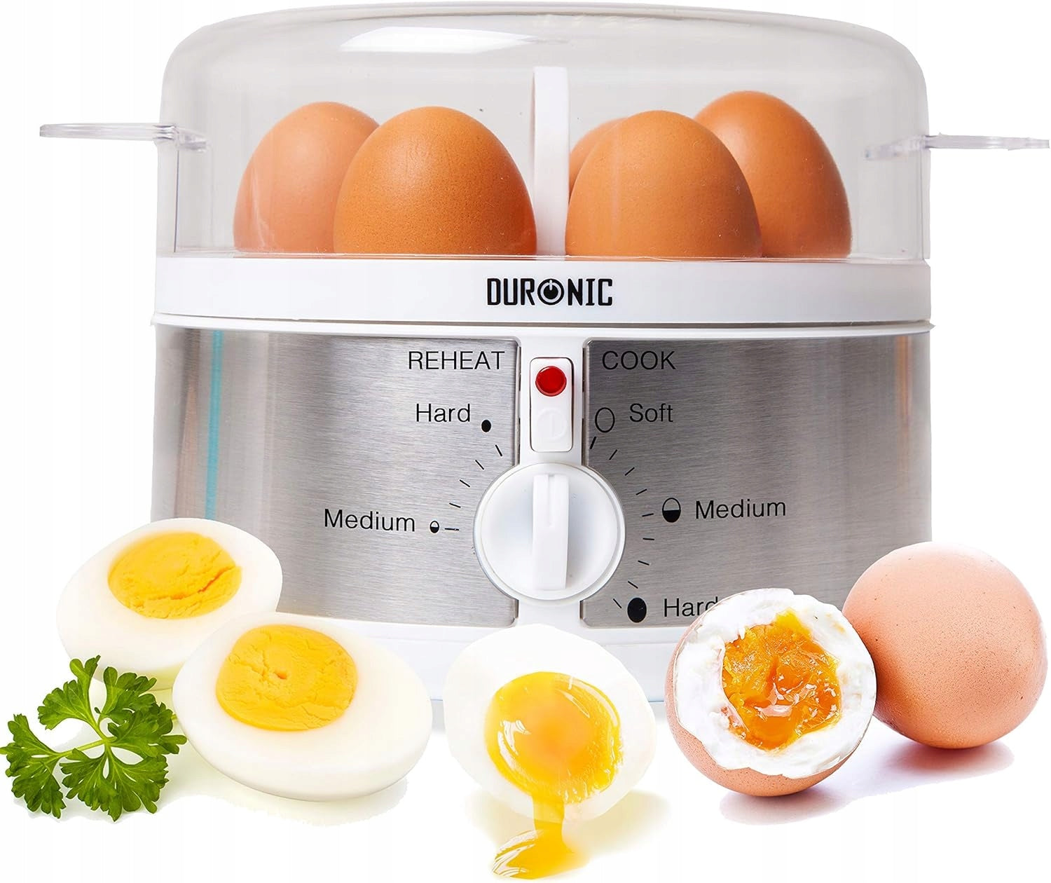 ELECTRIC EGG COOKER 350W 7 EGGS TIMER BEEP SCOOP
