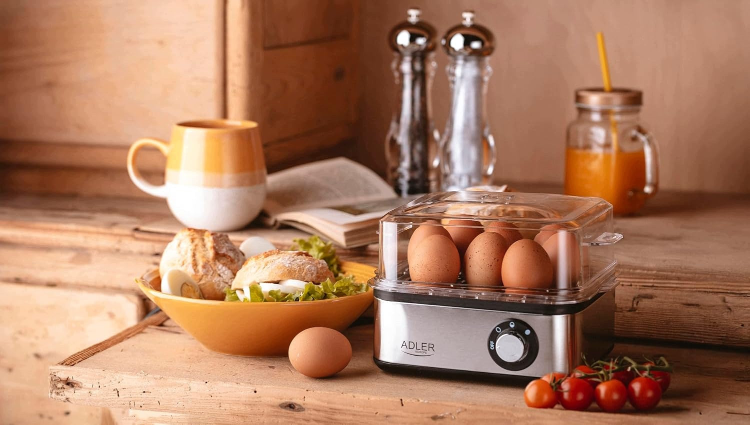 ELECTRIC EGG COOKER FOR 8 EGGS AUTOMATIC SOFTLY MEDIUM HARD Brand no brand