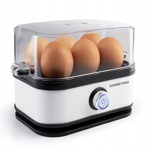 ELECTRIC EGG FOR 6 EGGS WITH PUNCH AND MEASURING CUP 3 DEGREES FOR HOME