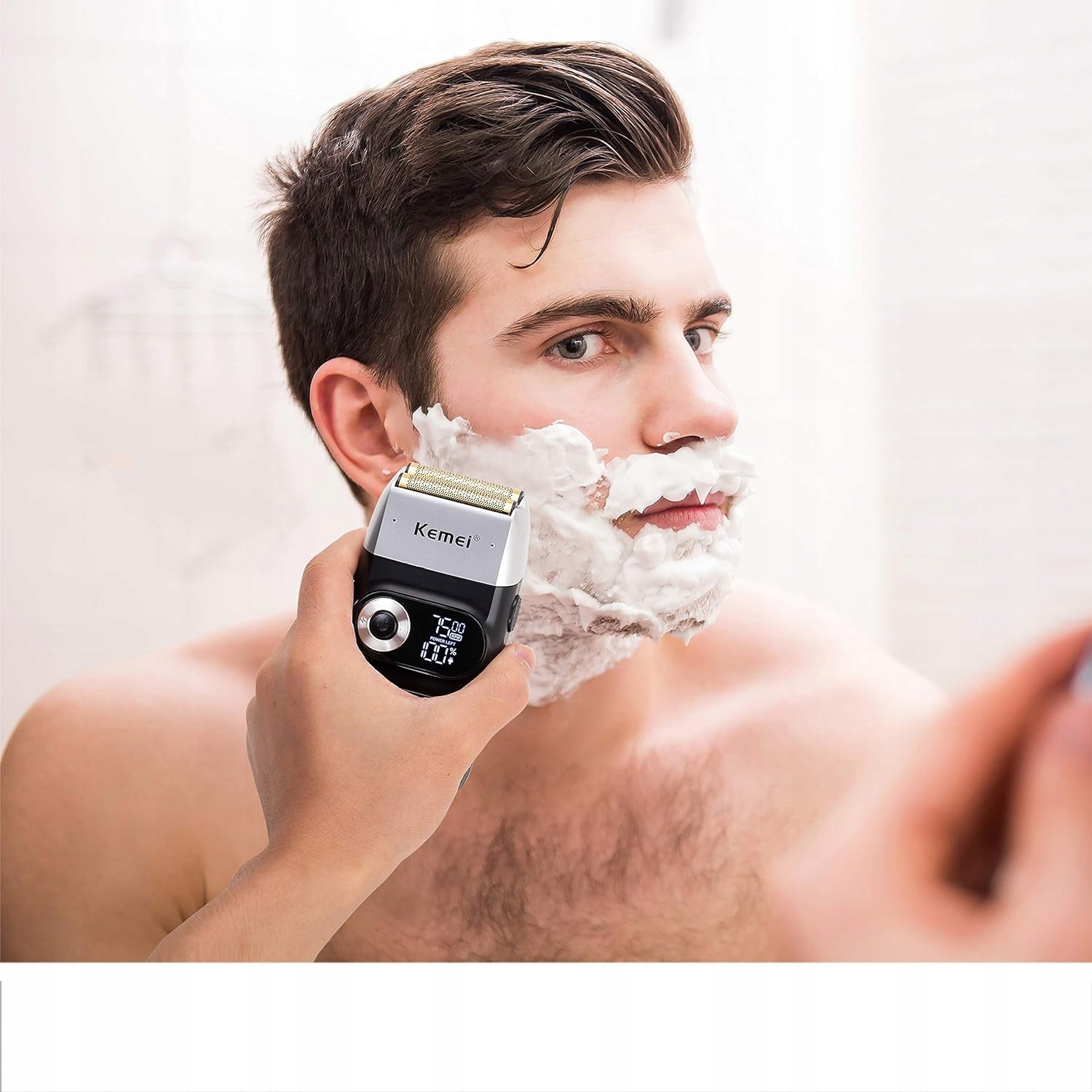 ELECTRIC FOIL SHAVER FOR MEN RAZOR WITH BALDNESS TRIMMER EAN (GTIN) 3700187982928