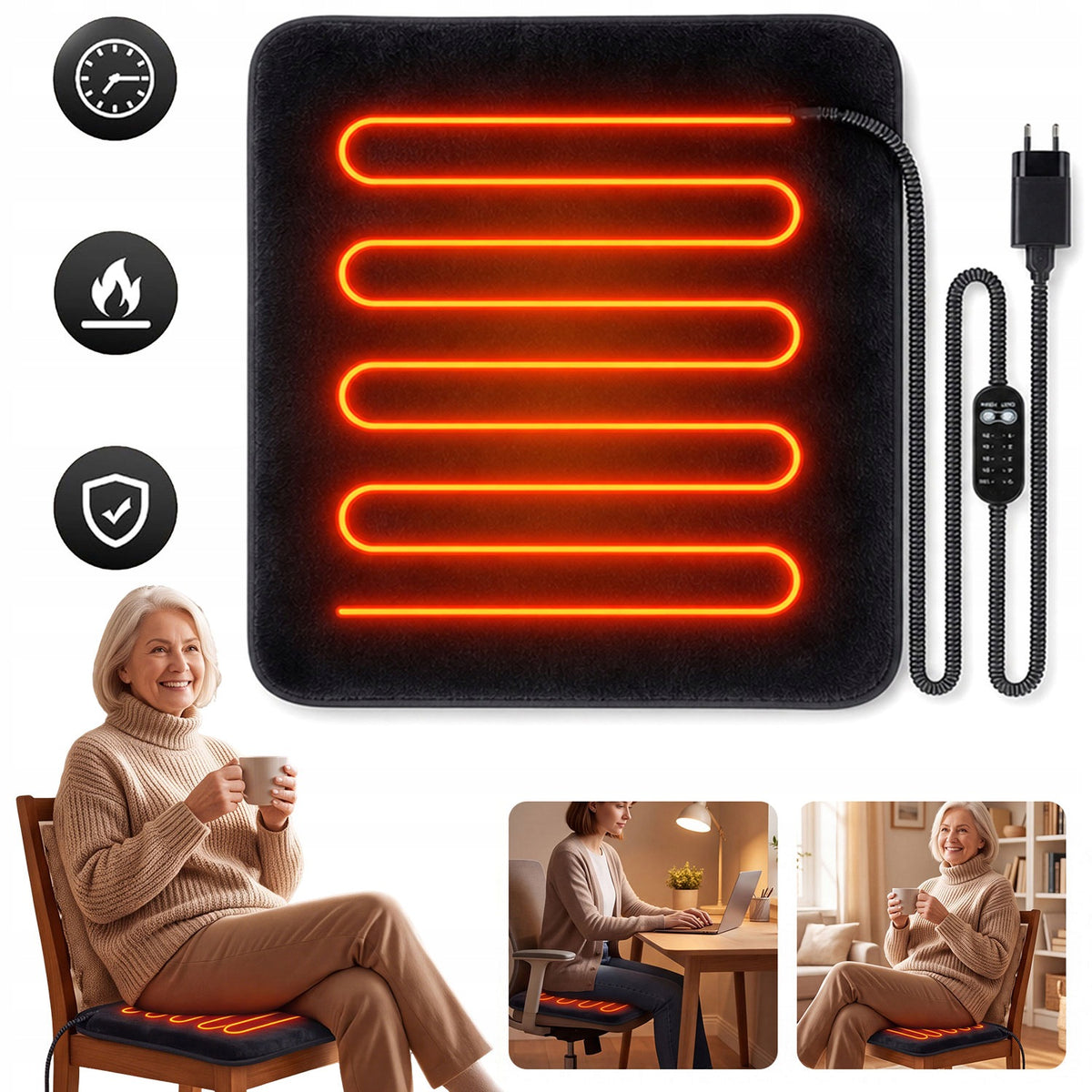 ELECTRIC FOLDING CHAIR HEATING CUSHION STADIUM HEATING MAT