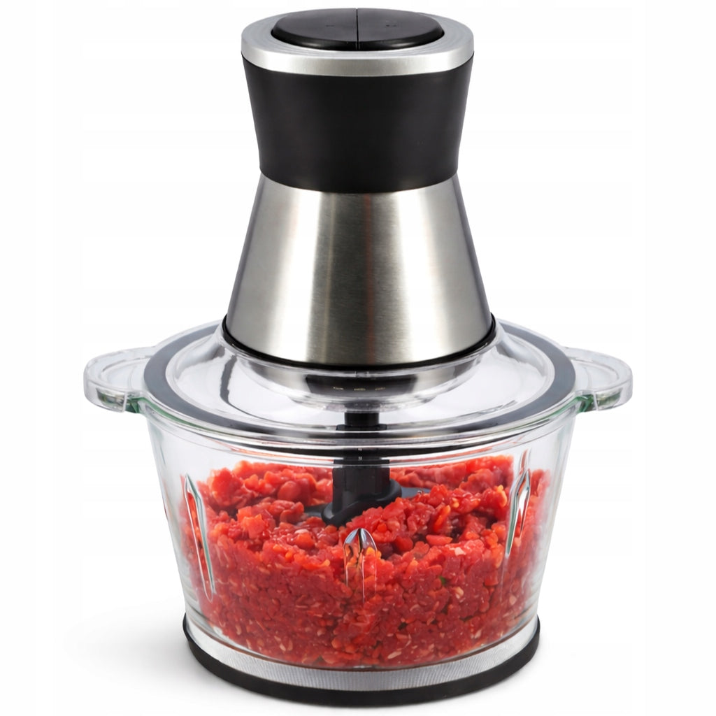 ELECTRIC FOOD SHREDDER VEGETABLE CHOPPER SLICER 2L 3IN1 Packaging status original
