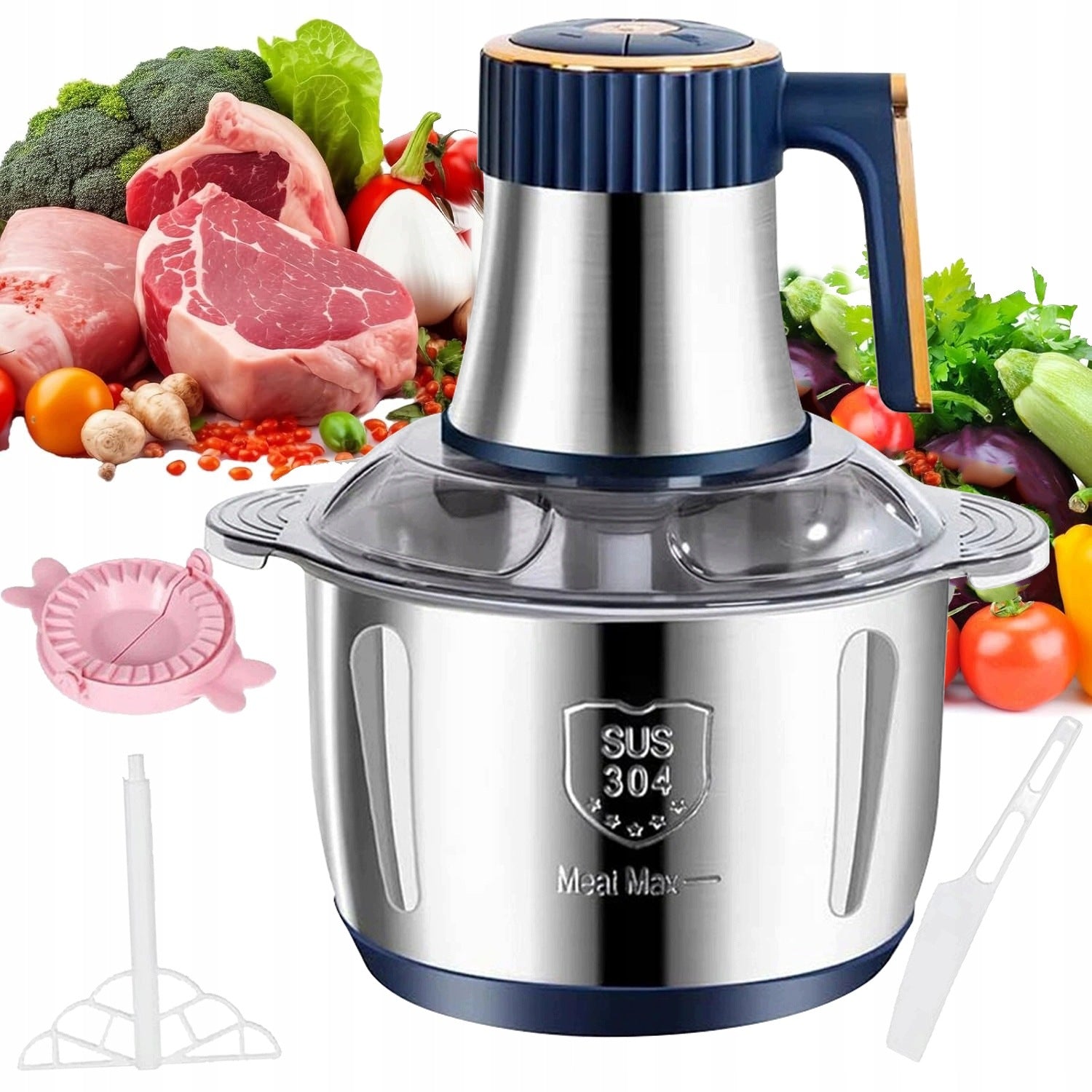 ELECTRIC FOOD VEGETABLE SHREDDER 5L 500W LARGE