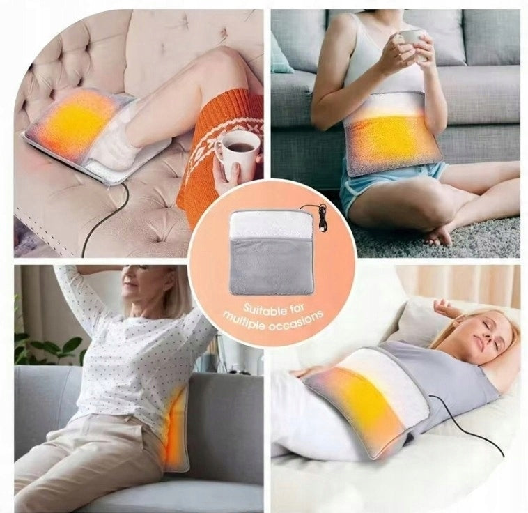 ELECTRIC FOOT HEATER USB FOOT WARMER HEATING BLANKET GREY Brand no brand