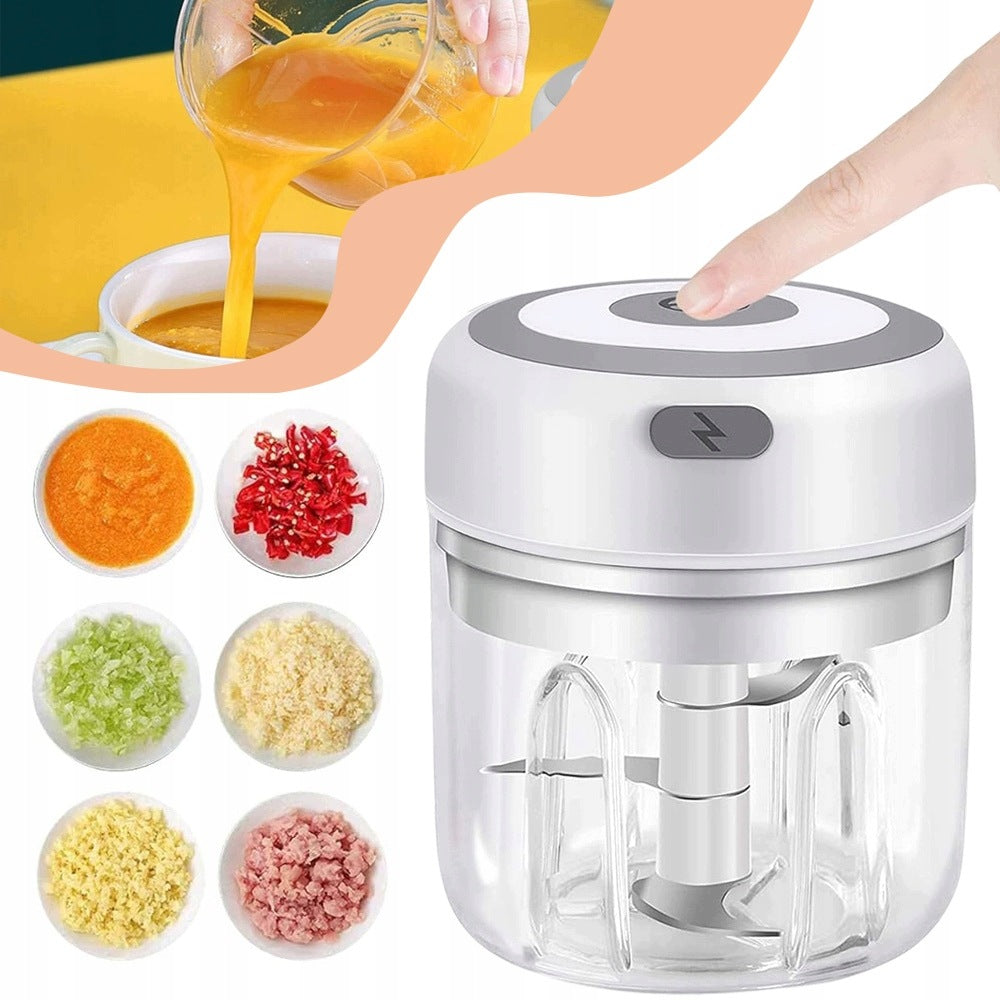 ELECTRIC GARLIC GRINDER, SMALL FOOD PROCESSOR FOR GINGER