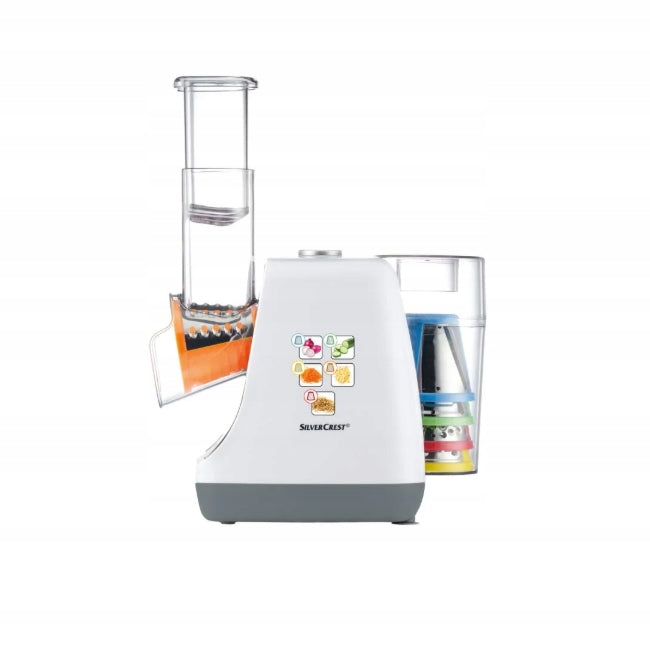 ELECTRIC GRATER SHREDDER ICE CREAM FRUIT VEGETABLE SLICER SILVERCREST Manufacturer code ELEKTRYCZNA TARKA DO WARZYW 5W1