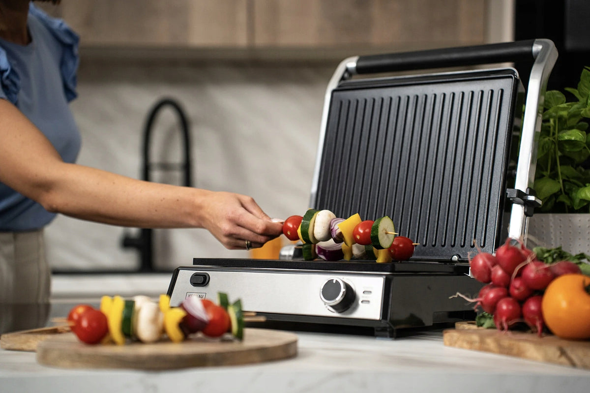 ELECTRIC GRILL KERNAU KSG 251 S 2000W Stainless Steel FOLDING LARGE Power rating 2000 W