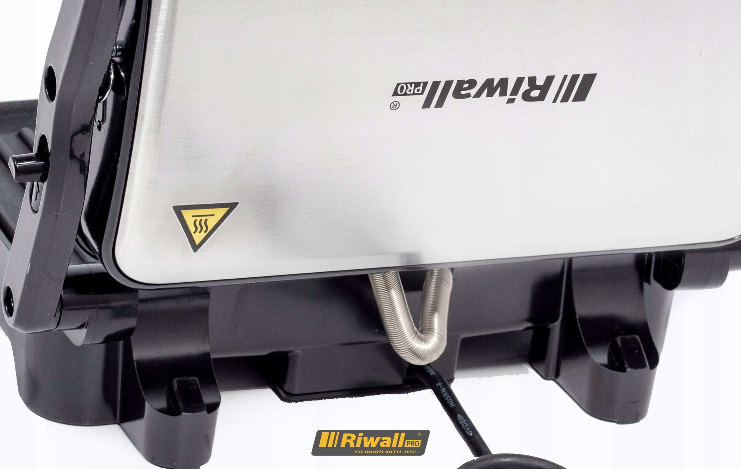 ELECTRIC GRILL SANDWICH TOASTER PANIN FOLDING TOASTER RIWALL RGR-01 Dominant color black