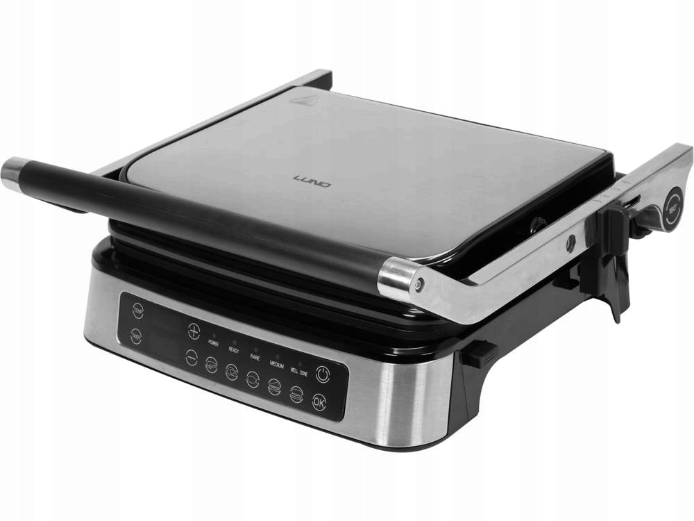 ELECTRIC GRILL TOASTER FOLDING REMOVABLE PLATES 2000W LED PANEL LUND EAN (GTIN) 5906083210204