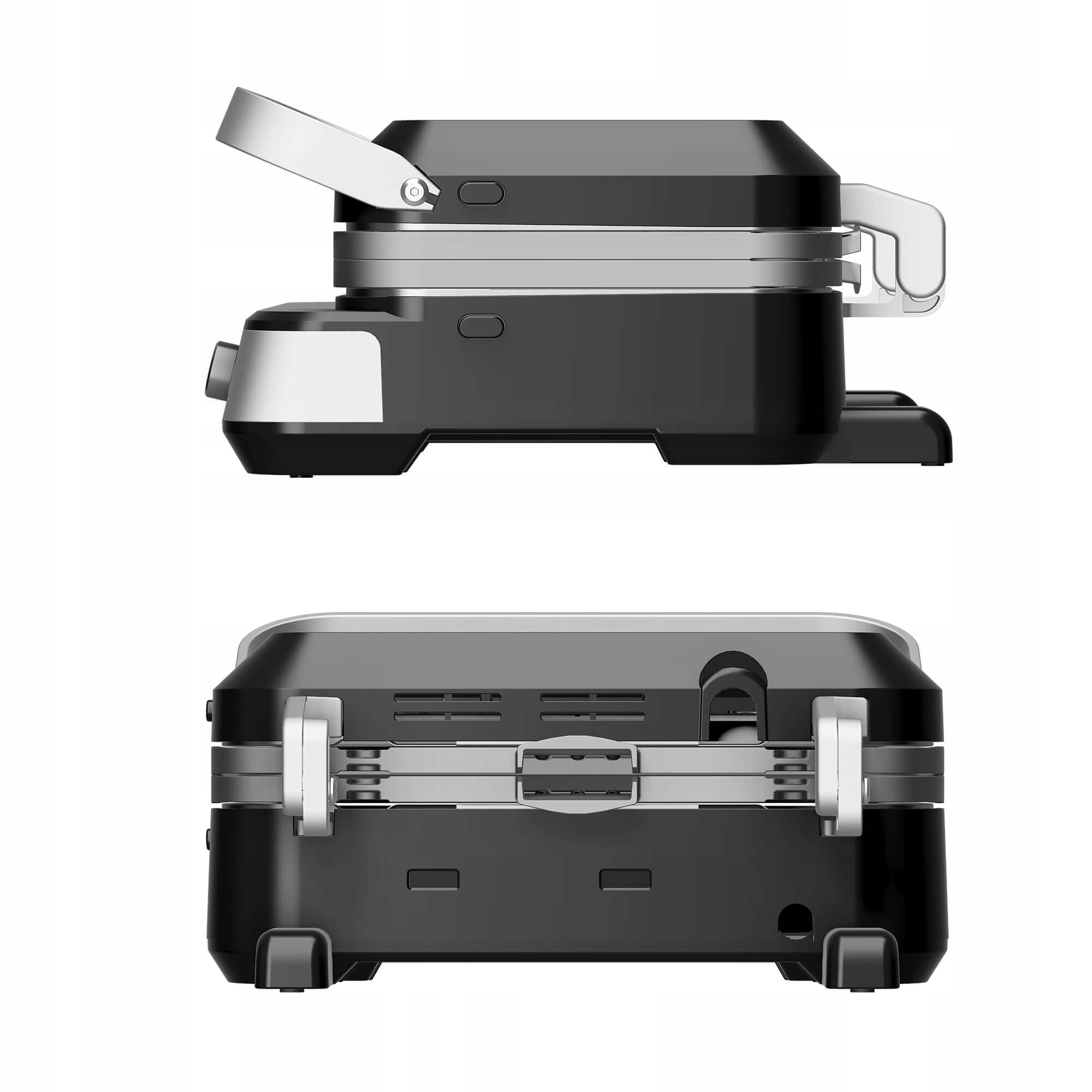 ELECTRIC GRILL & WAFFLE IRON 2000W 230°C FOLDING TOASTER PANINI Model TT-CG1W