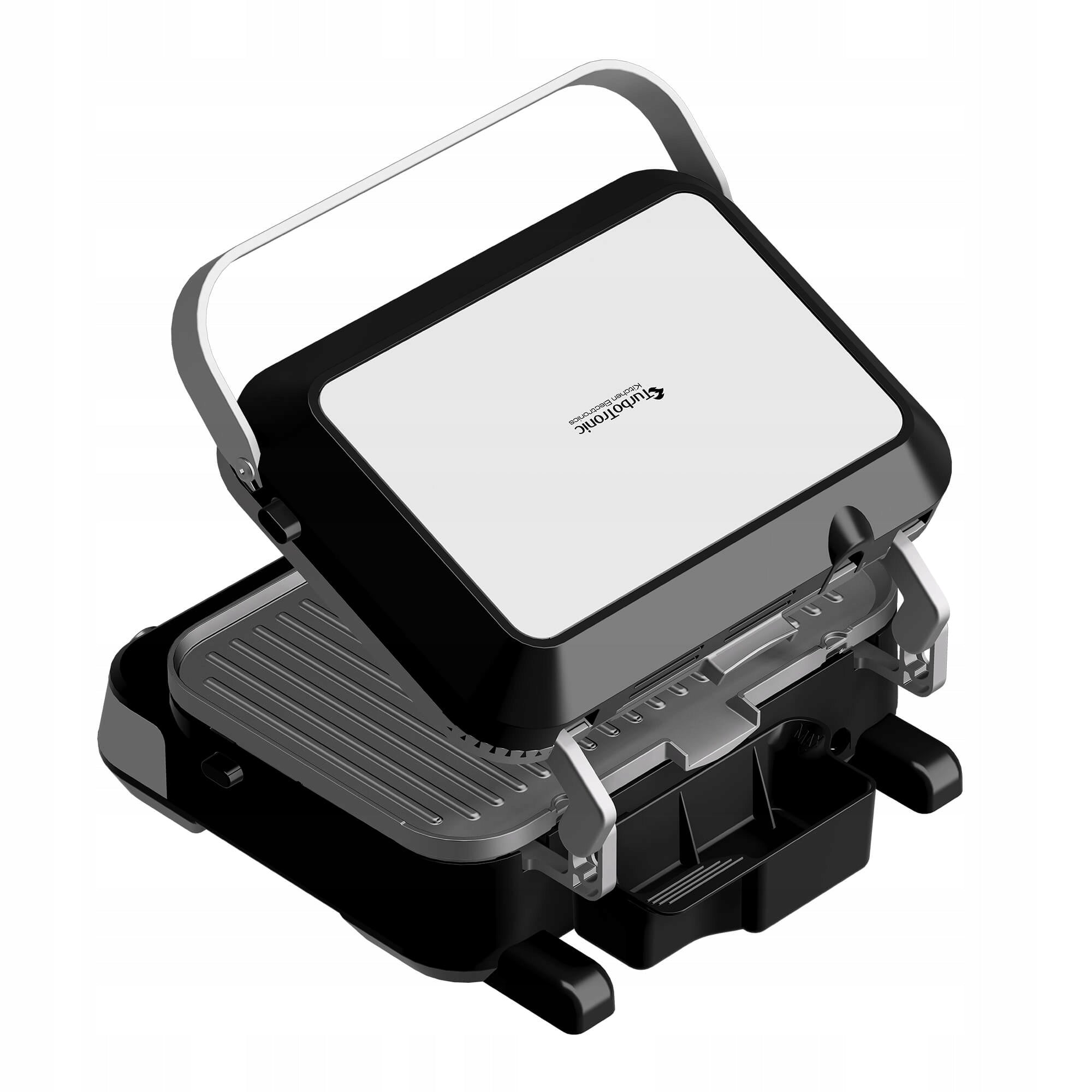 ELECTRIC GRILL & WAFFLE IRON 2000W 230°C FOLDING TOASTER PANINI Temperature control yes