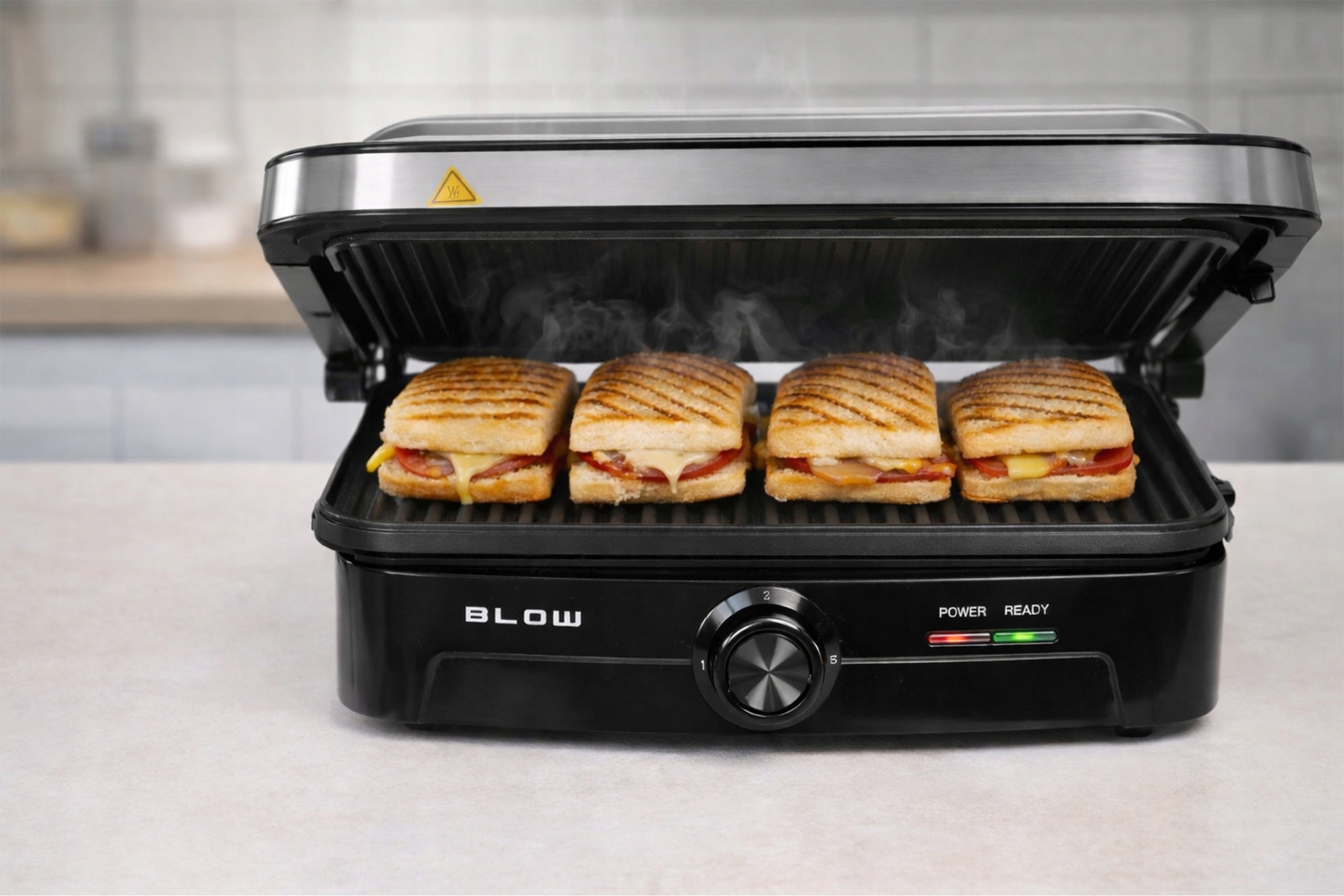 ELECTRIC GRILLING TOASTER FOLDING 180 STRONG 2500W Power 2500 W