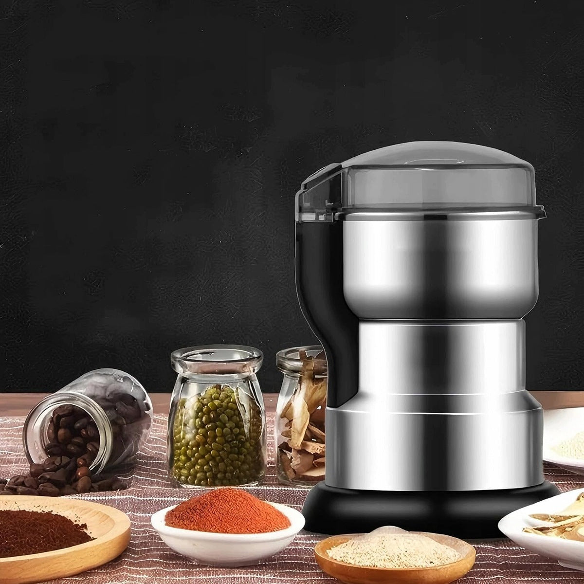 ELECTRIC GRINDER FOR GRINDING COFFEE SPICE NUT HERBS 400W Product weight with unit packaging 0.65 kg