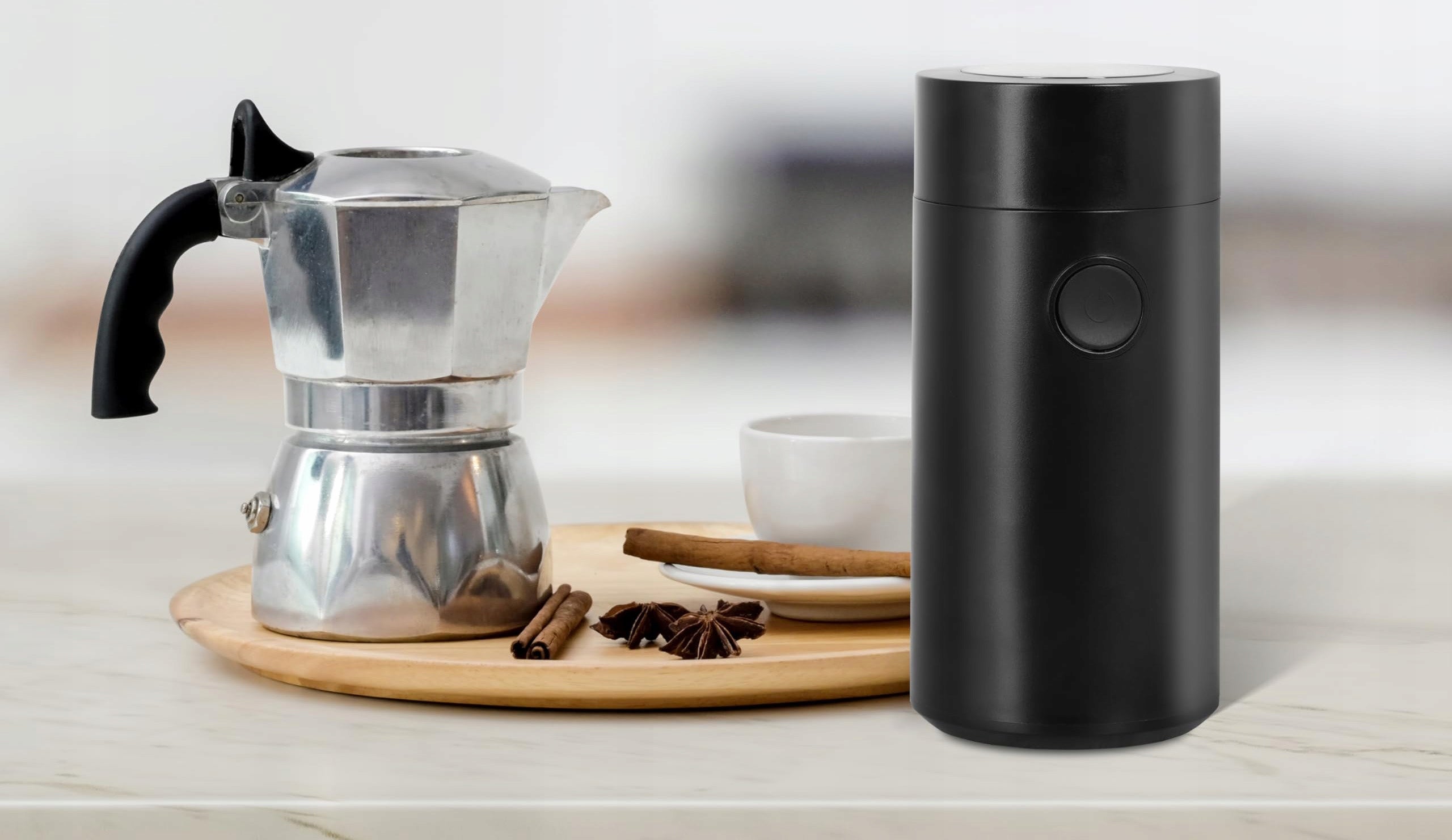 ELECTRIC GRINDER FOR GRINDING COFFEE SUGAR NUTS CEREAL 150W DURABLE Manufacturer code MOCNY MŁYNEK GRINDER RIWALL RQ-01