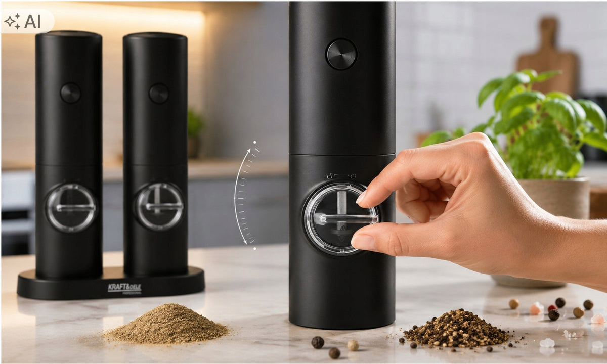 ELECTRIC GRINDER FOR PEPPER AND SALT SPICES SALT SHAKER PEPPER SHAKER 2 pcs. Brand no brand