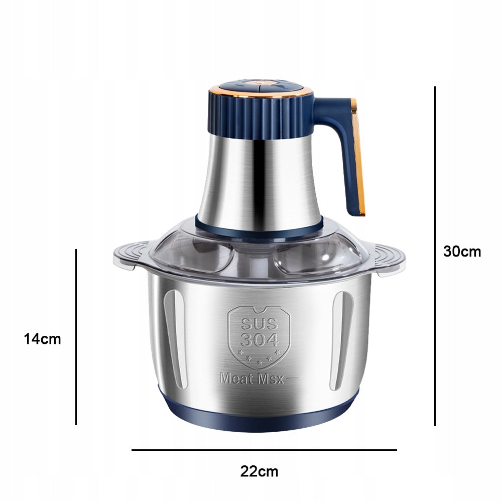 ELECTRIC GRINDER VEGETABLE MEAT SHREDDER INCISOR 5L500W STAINLESS STEEL Power 500 W