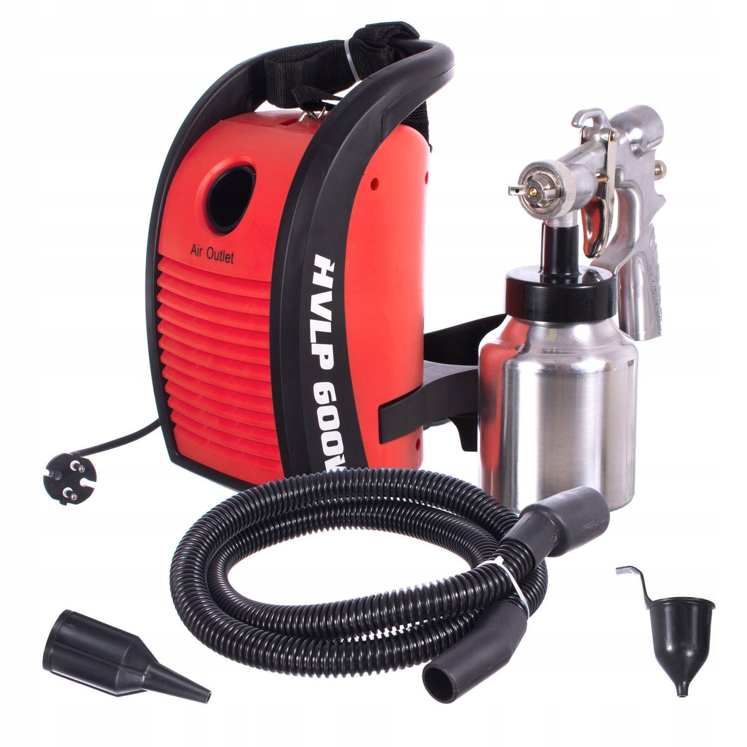 ELECTRIC GUN HVLP PAINTING + COMPRESSOR AGGREGATE HOSE NOZZLE 1,8mm