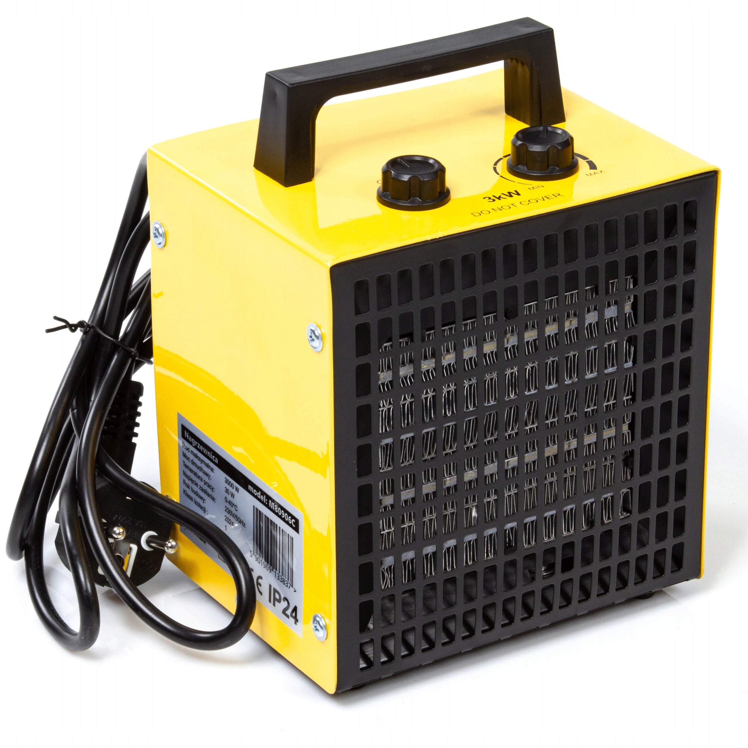 ELECTRIC HEATER 3KW CATA THERMOSTAT HEATER WORKSHOP BLOWER EC Manufacturer code 80906