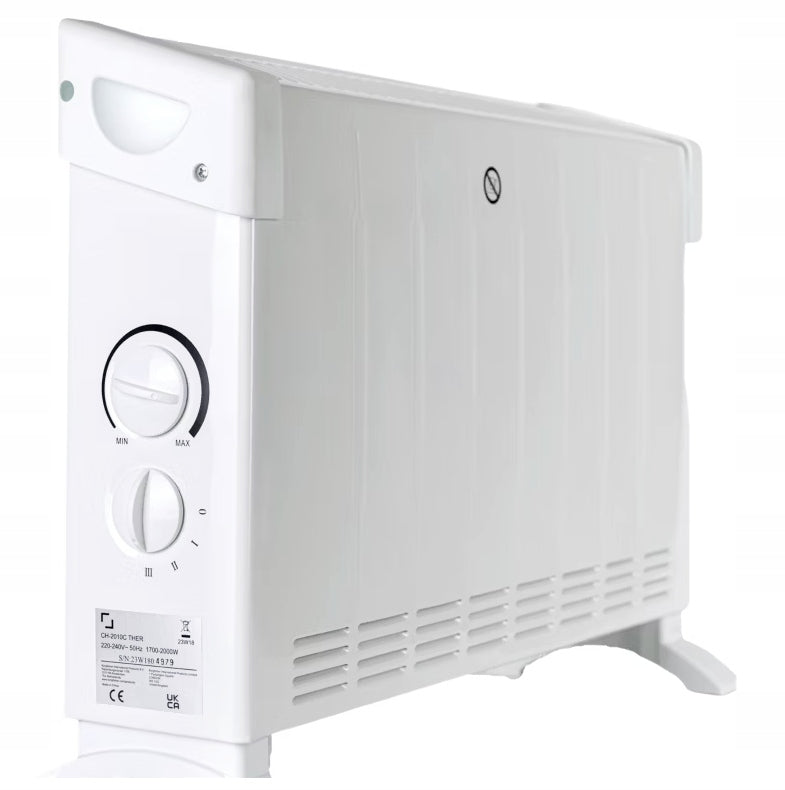 ELECTRIC HEATER ENERGY EFFICIENT THERMOSTAT CONVECTOR POWERFUL 750 - 2000W Manufacturer code CH-2010C THER