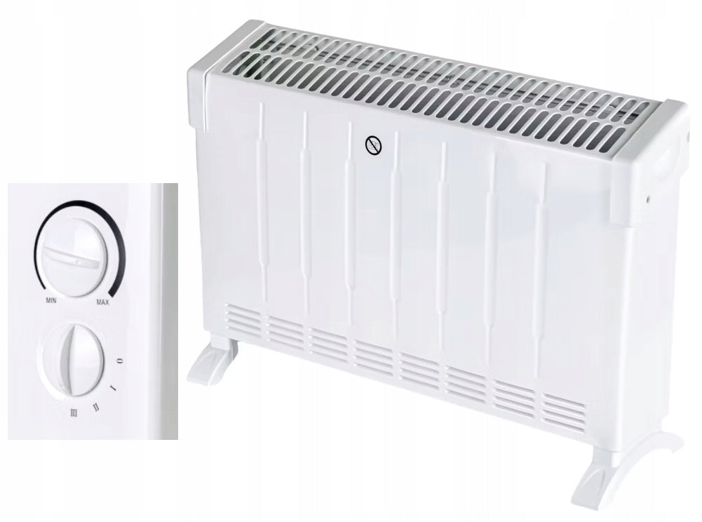 ELECTRIC HEATER ENERGY EFFICIENT THERMOSTAT CONVECTOR POWERFUL 750 - 2000W