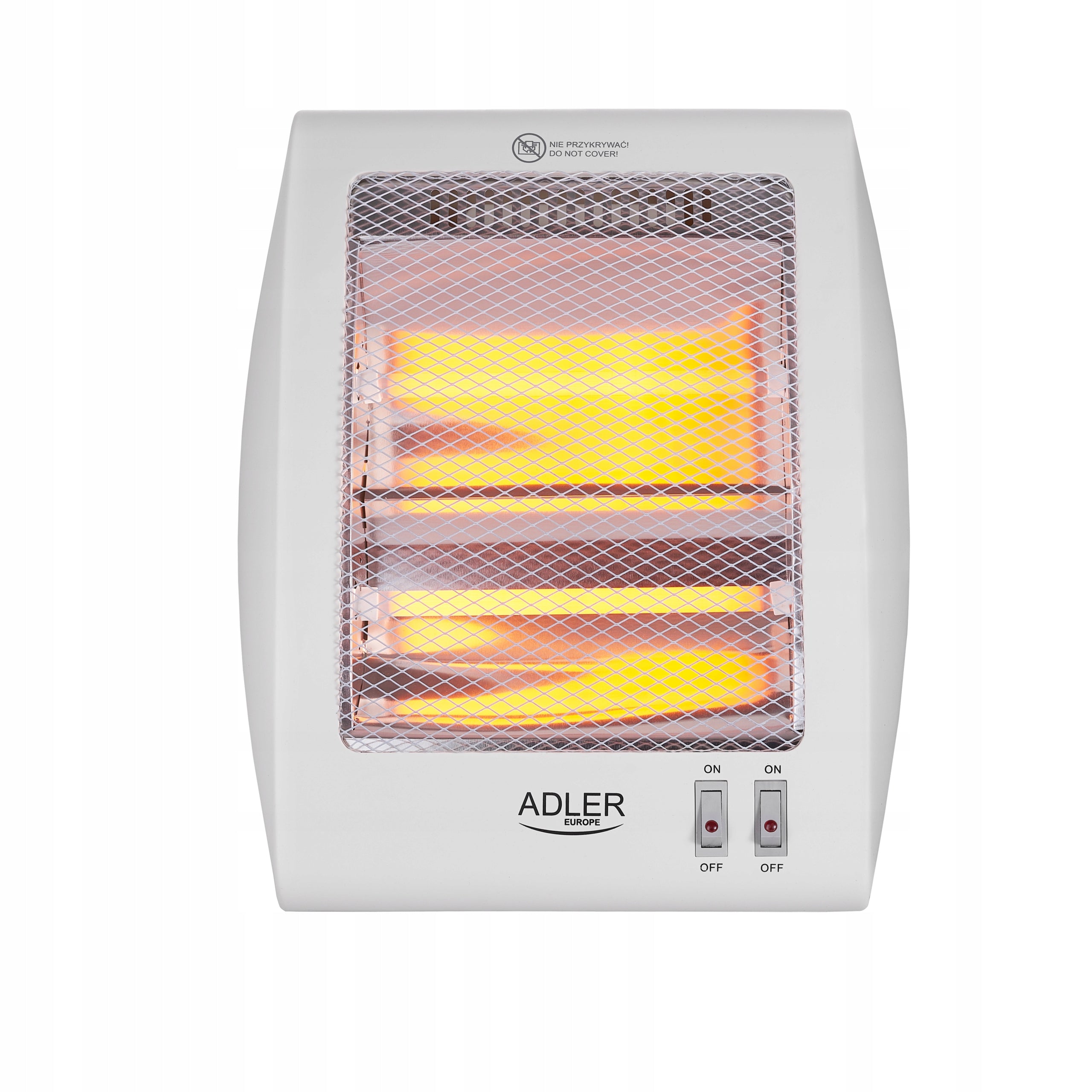 ELECTRIC HEATER HALOGEN QUARTZ APRON STOVE 2-LAMPS 400W/800W Manufacturer code AD 7709