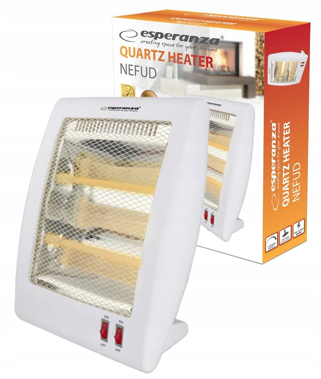 ELECTRIC HEATER QUARTZ HEATER APRON STOVE 800W Packaging status original