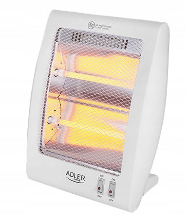 ELECTRIC HEATER QUARTZ STOVE 800W APRON EFFICIENT ADLER AD 7709 Manufacturer code GRZEJNIK ELEKTRYCZNY KWARCOWY 800W FARELKA