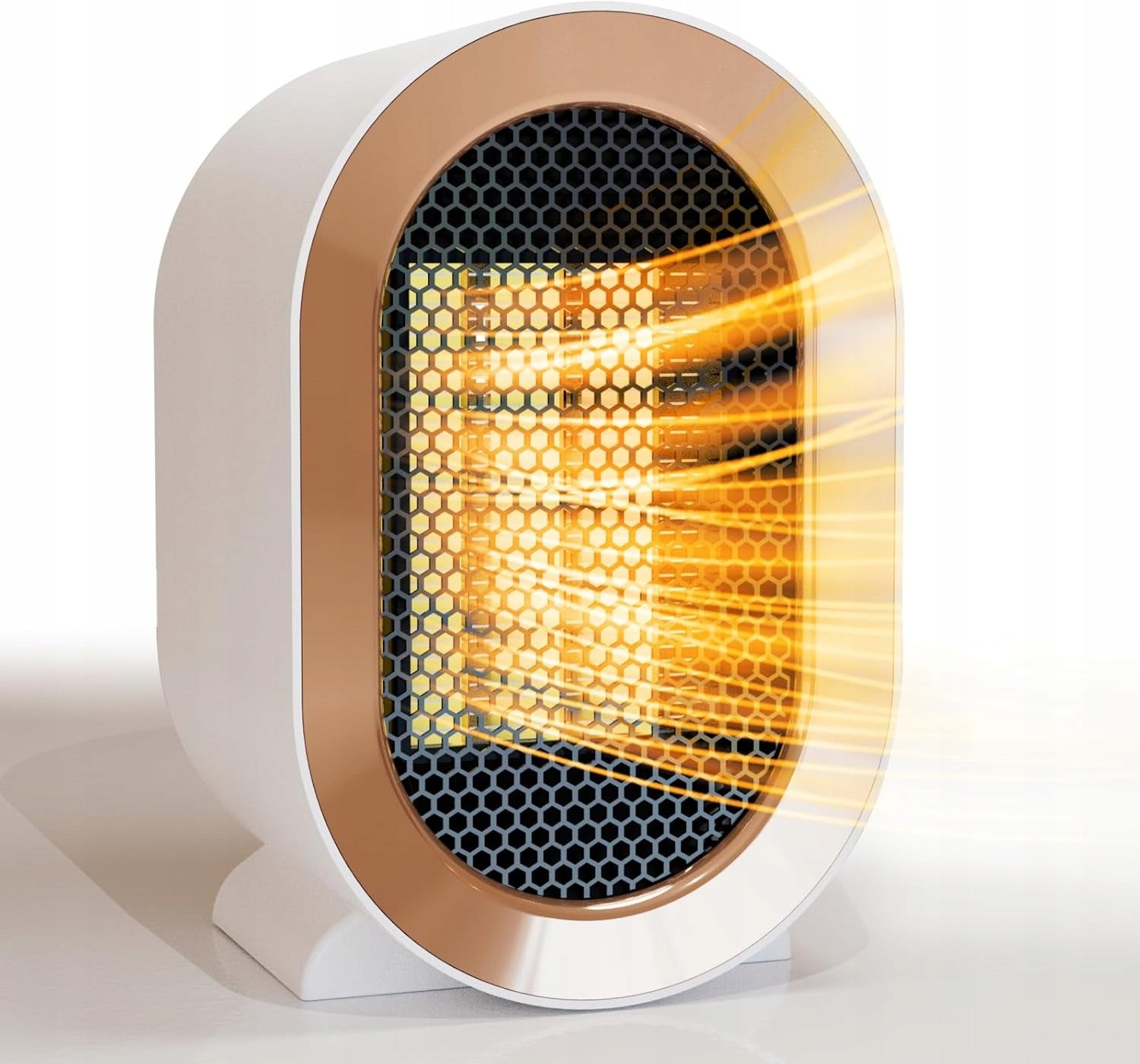 ELECTRIC HEATER- STYLISH WHITE WITH BLOW- PORTABLE 1200W- PERSONAL