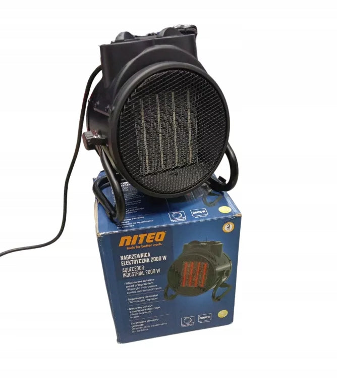 ELECTRIC HEATER THREAD PARKSIDE 2000W THERMOSTAT 3 DEGREES OF REGULATION