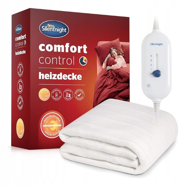ELECTRIC HEATING BLANKET SILENTNIGHT COMFORT CONTROL 150x140 cm WHITE