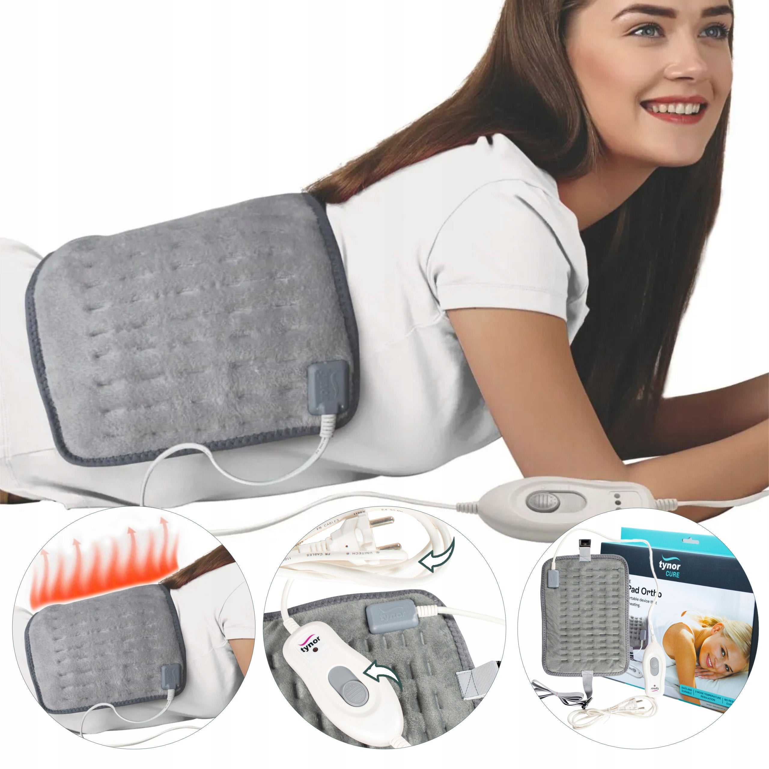 ELECTRIC HEATING PAD WARMING ANALGESIC BACK HOT WATER BOTTLE