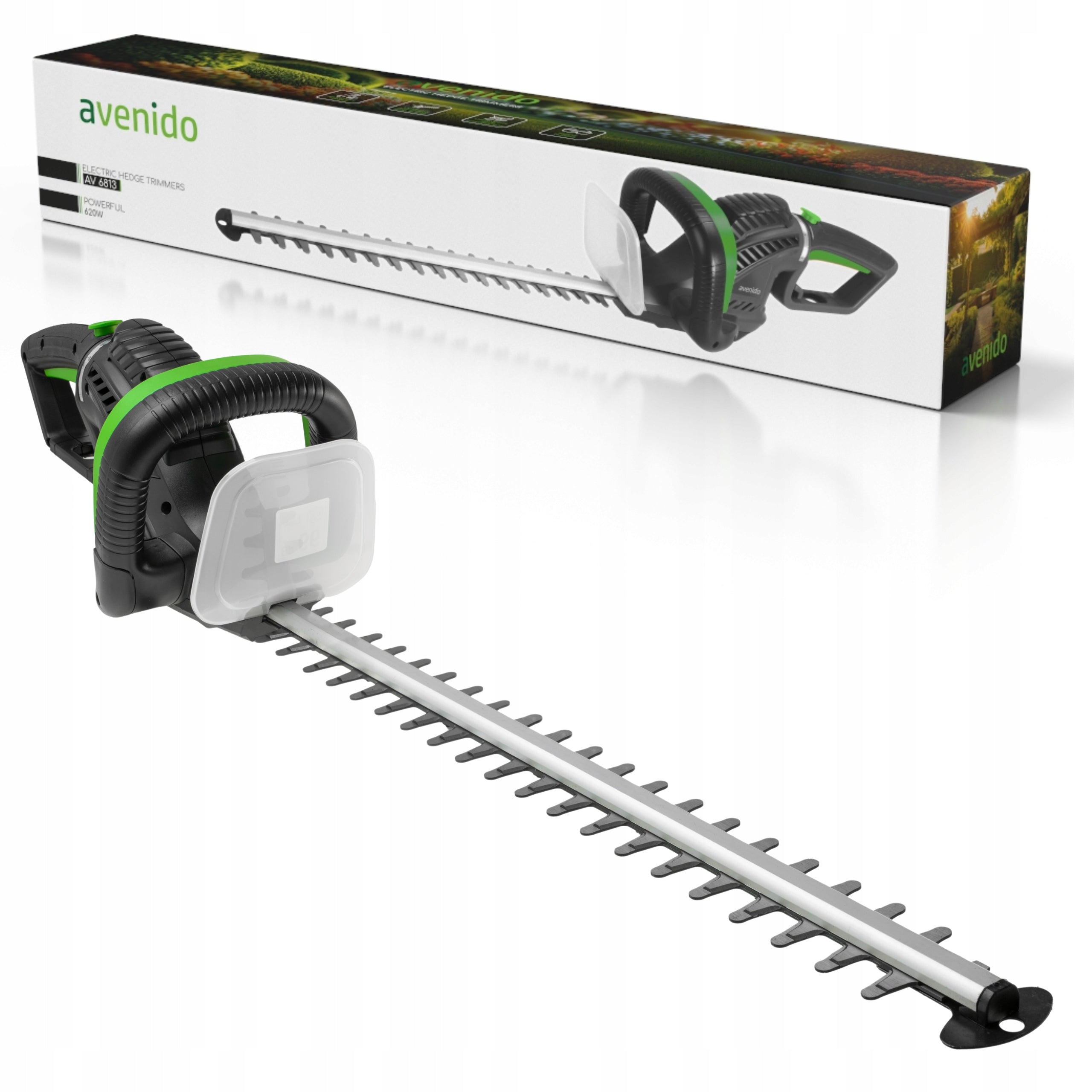 ELECTRIC HEDGE TRIMMER 61cm for cutting pruning bushes AVENIDO Manufacturer code AV6813