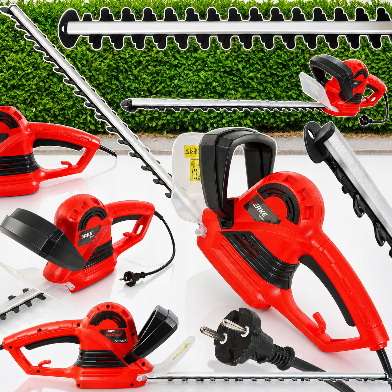 ELECTRIC HEDGE TRIMMER BRANCH SHRUB PRUNER 61CM 680W SHARP!!