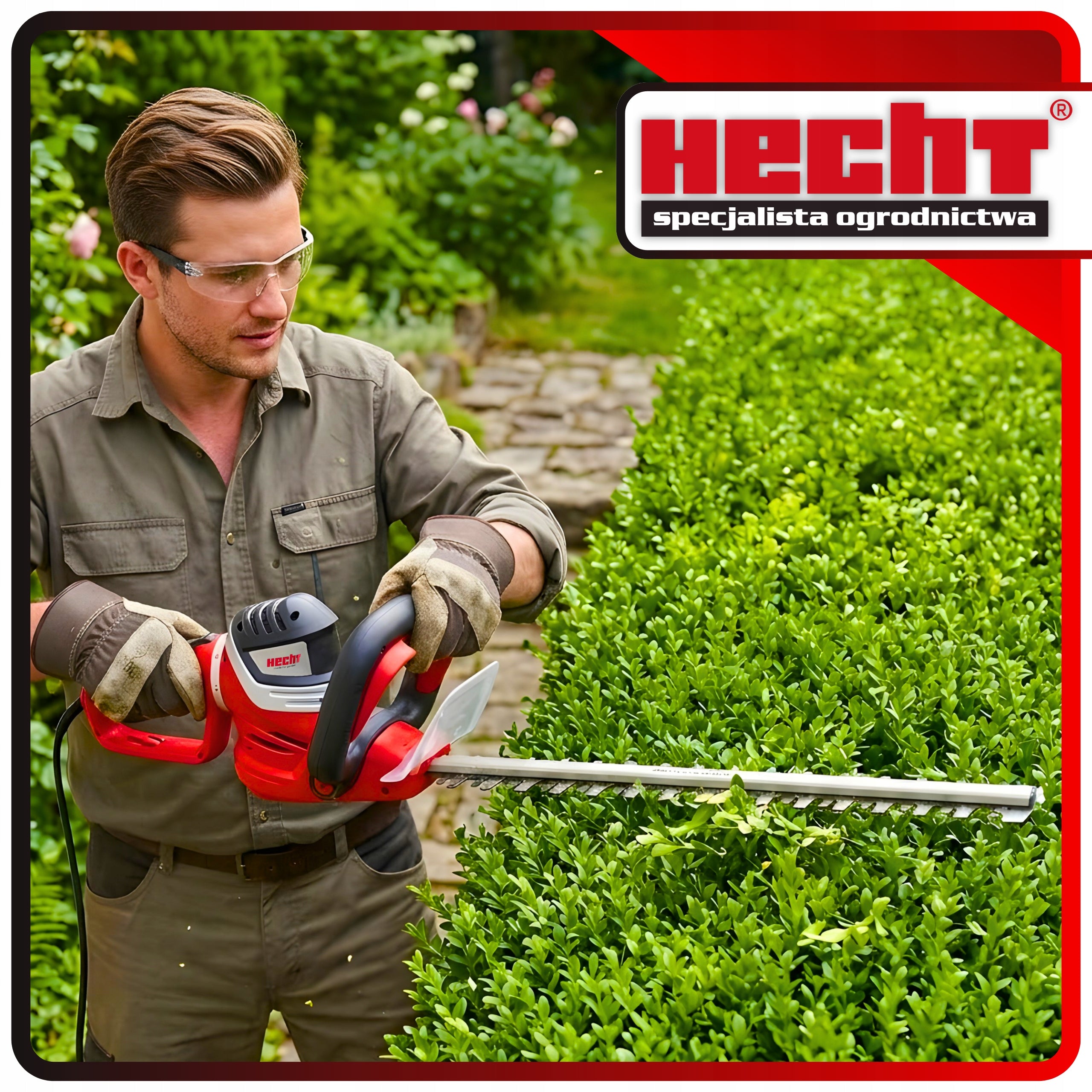 ELECTRIC HEDGE TRIMMER HECHT 610 POWER 600W GUIDE 61CM Manufacturer code HECHT610
