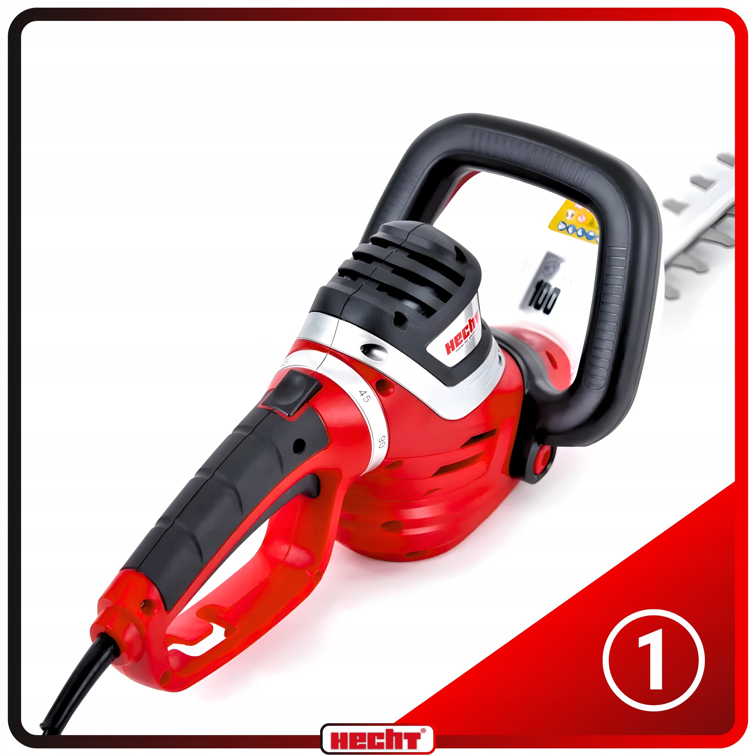 ELECTRIC HEDGE TRIMMER HECHT 610 POWER 600W GUIDE 61CM Power supply electric from mains