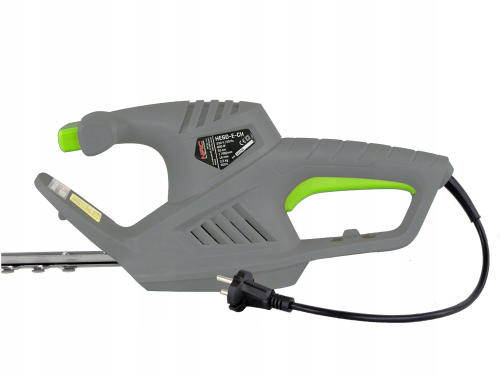ELECTRIC HEDGE TRIMMER NAC POWER 600 IN BLADE LENGTH 55 CM STRONG Product weight with unit packaging 3 kg