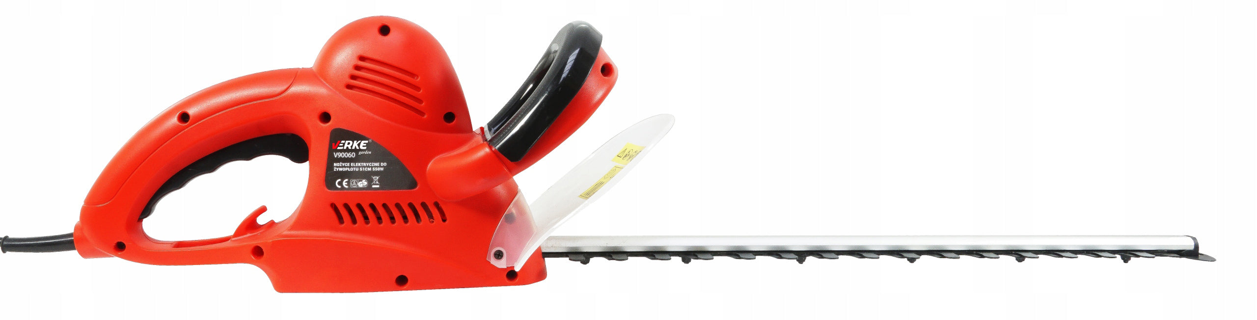 ELECTRIC HEDGE TRIMMER SHRUB ROTARY SAW PRUNER 51CM 550W Power supply electric from mains