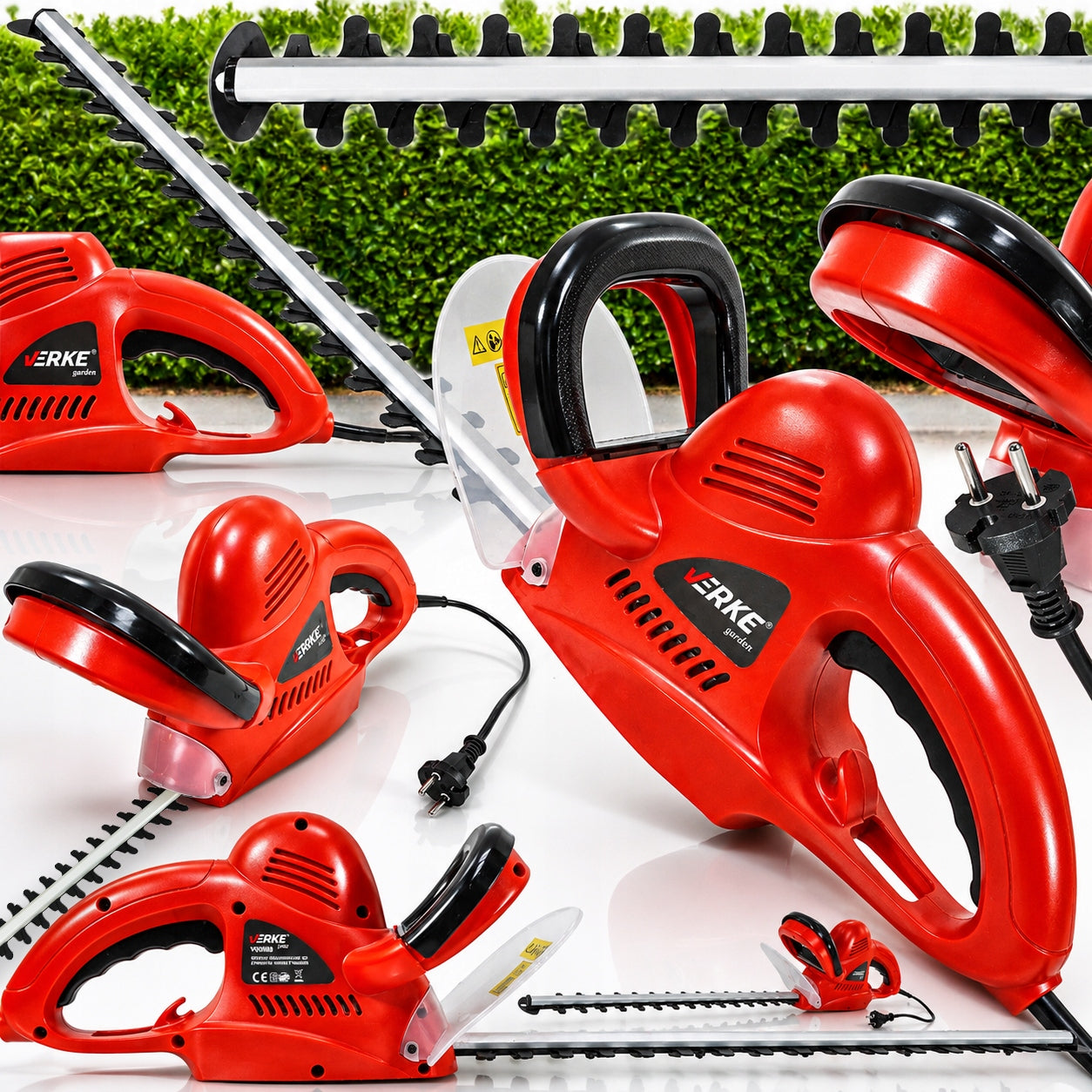 ELECTRIC HEDGE TRIMMER SHRUB ROTARY SAW PRUNER 51CM 550W