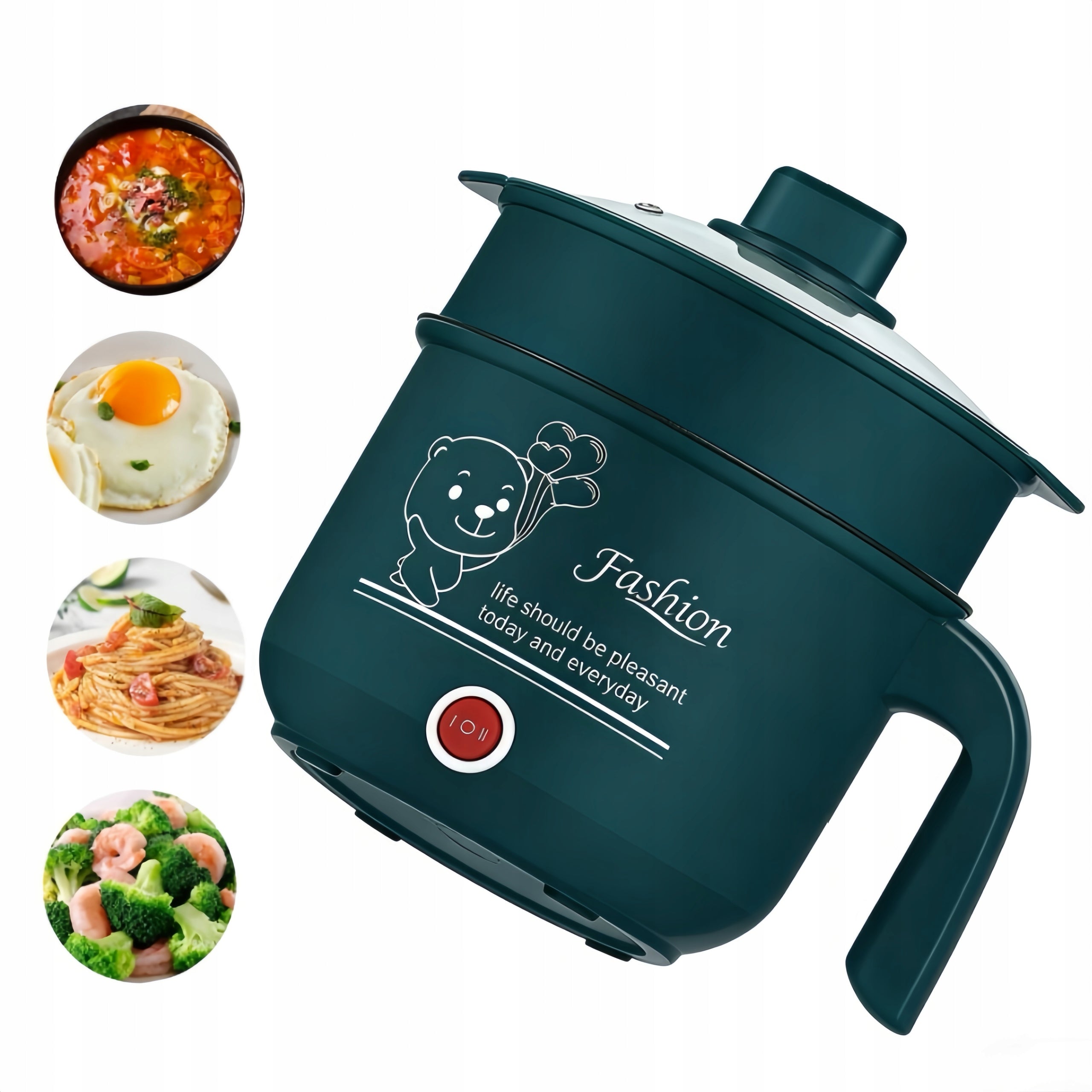 ELECTRIC HOT COOKING POT, NONSTICK, PORTABLE
