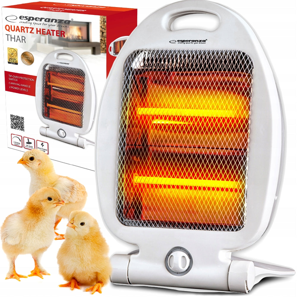 ELECTRIC Heater Infrared Radiator QUARTZ Farelka STRONG