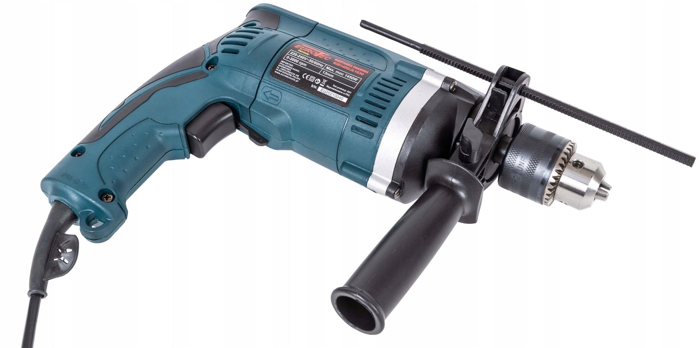 ELECTRIC IMPACT DRILL Ø13 1450W IMPACT STRONG METAL HEAD +SET Packaging status original